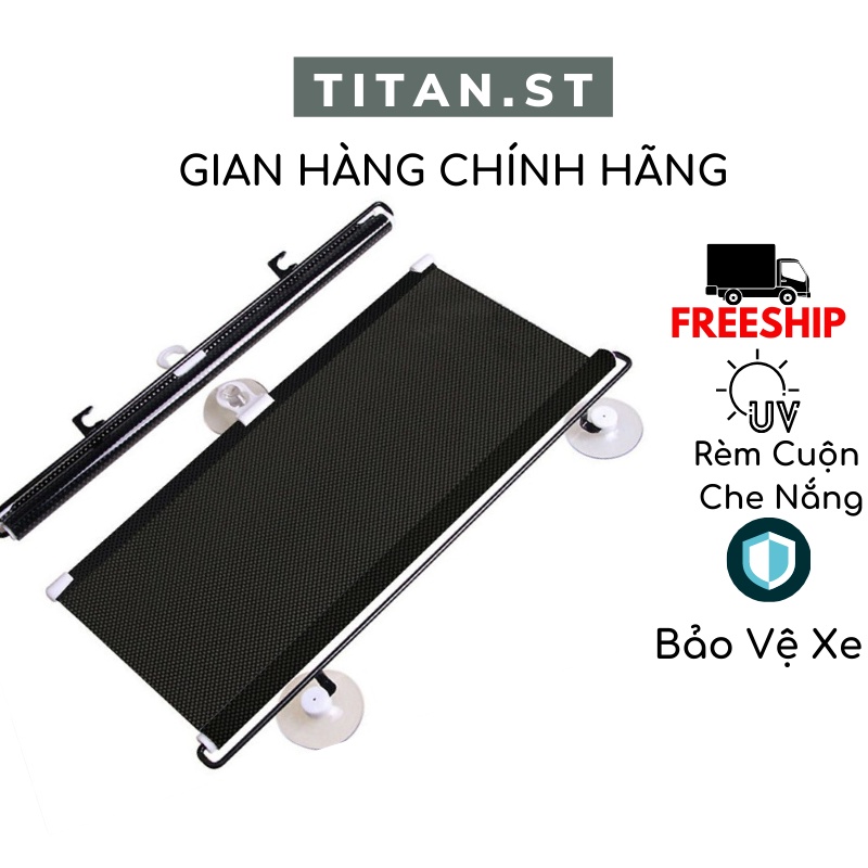 Rèm Che Nắng Ô Tô Rèm Cuộn Thông Minh Dùng Cho Kính Lái Ô Tô titan.st