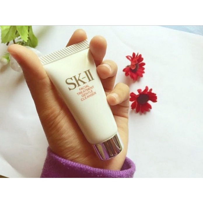 Sữa Rửa Mặt SKII nội địa Facial Treatment Gentle Cleanser làm sạch sâu Mini Sample 20g