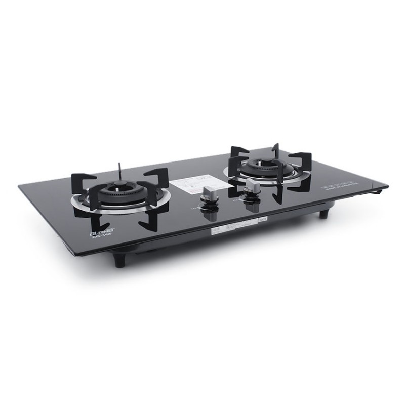 Bếp Ga Đôi Âm Alpha Ag-16f (Đen)