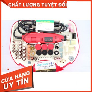 Bộ máy khoan mài cắt khắc mini đa năng kingpro 200w 100 chi tiết điều chỉnh 6 tốc độ