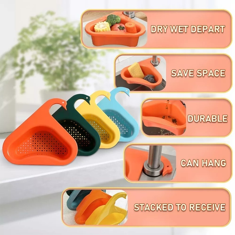 Rổ Đựng Rau Củ Quả/Rác Nước Đa Năng Dạng Treo Tiện Lợi Dành Cho Nhà Bếp