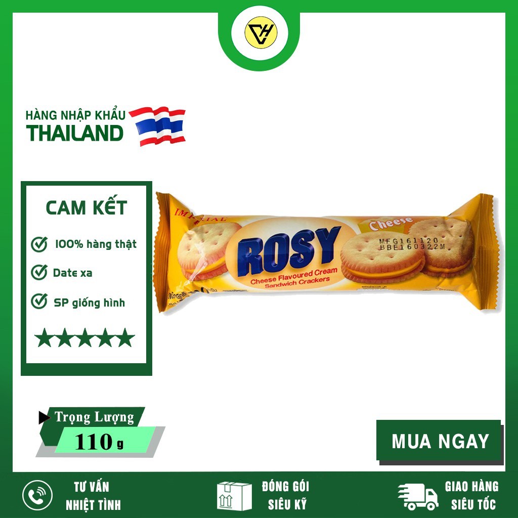 Bánh Quy Rosy 110gr Thái Lan Xuất xứ : Thái Lan