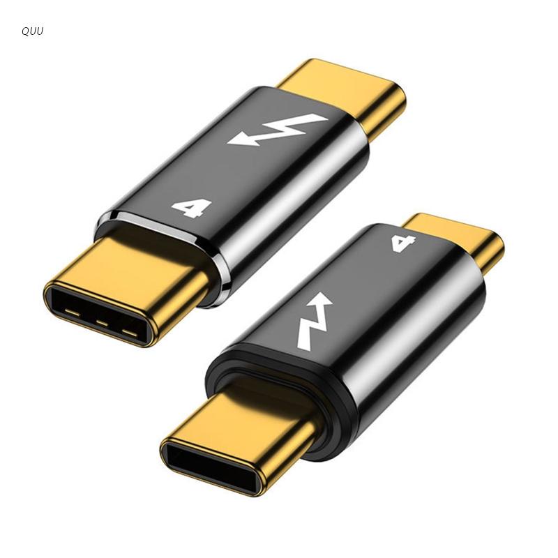 Bộ Chuyển Đổi USB C Sang Type-C 24Pins 40Gb / s PD 100W Hỗ Trợ Sạc Nhanh Thunderbolt4