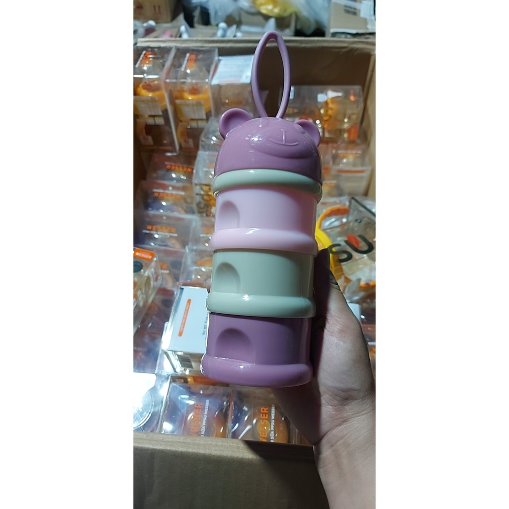 Chia sữa 4 tầng có lắp xoáy