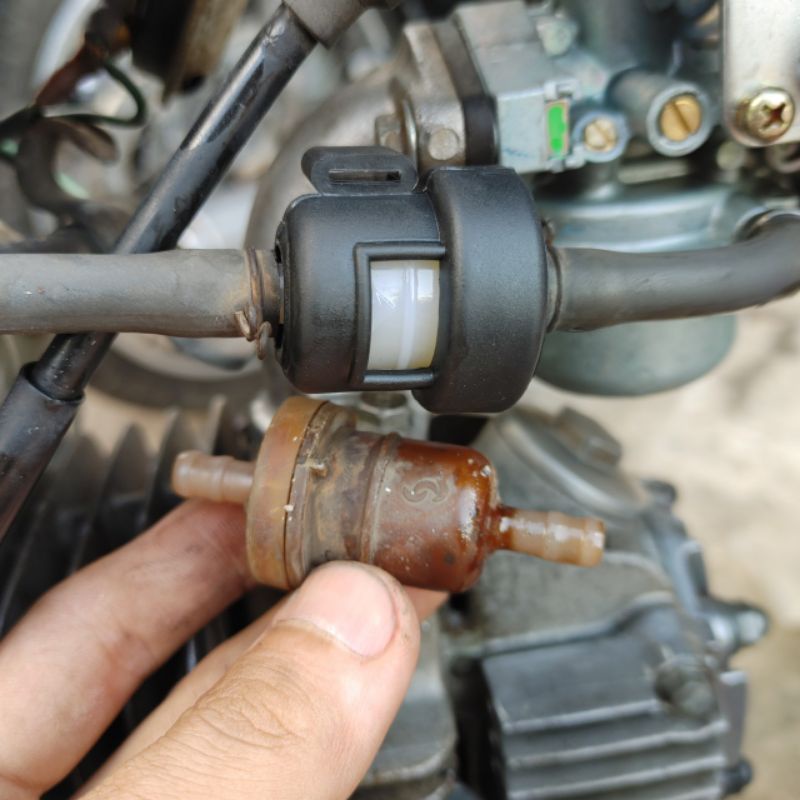 Lọc xăng có viền cao su