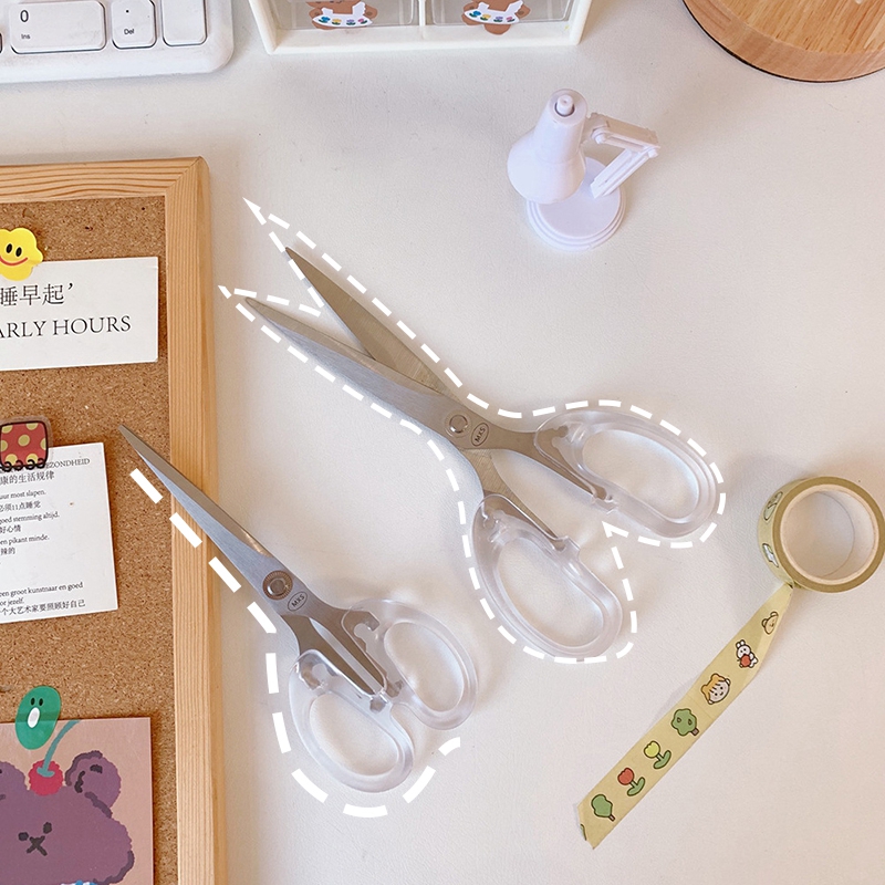 Kéo Cắt Giấy Di Động 1Pc 12cm / 14cm / 16cm