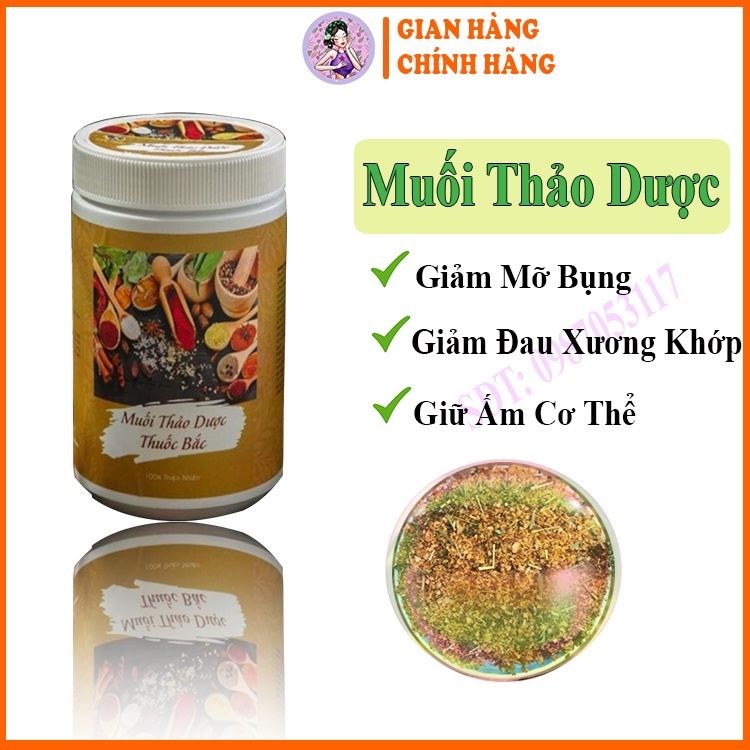 Tiemxuongrong, Muối Thảo Dược Giảm 10 - 15cm Vòng Eo Mộc Nhan Natural, Tự Tin Đẹp Hơn Xưa, Mộc Nhan Natural