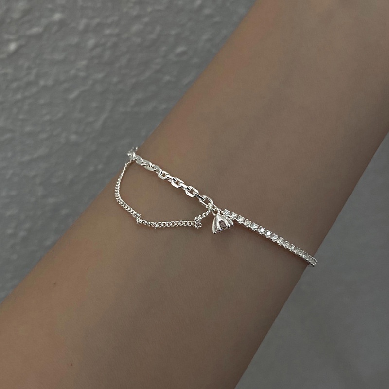 Phong cách thời trang Hàn Quốc có thể điều chỉnh Zircon Bracelet cho nữ