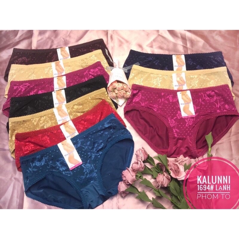 Combo 05 Quần lót, quần chip thun lạnh phối ren form lớn [Siêu Sale [Ảnh thật [Chính hãng