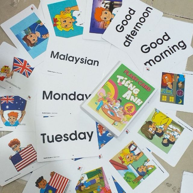 Flashcard Lớp 4 bgd