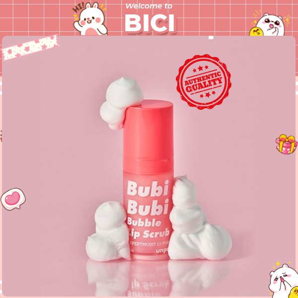 Gel Sủi Tẩy Tế Bào Chết Môi Bubi Bubi Lip (phiên bản NEW 2021)