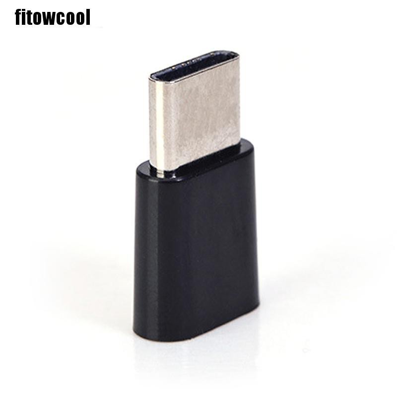 Đầu sạc chuyển đổi từ cổng cái Micro USB sang cổng đực Type-C kiểu dáng tiện dụng