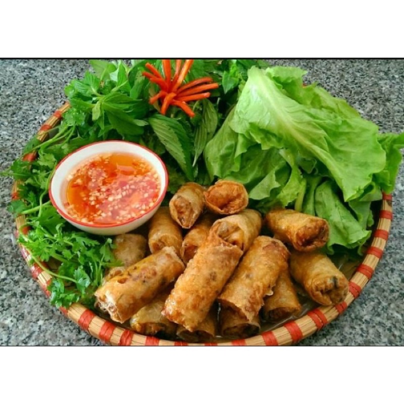 [LOẠI 1 ] Bánh Đa Nem Ram - Bánh Ram Hà Tĩnh, hiệu Anh Thu loại phơi sương đặc biệt ngon (hút chân không) làm từ mật mía