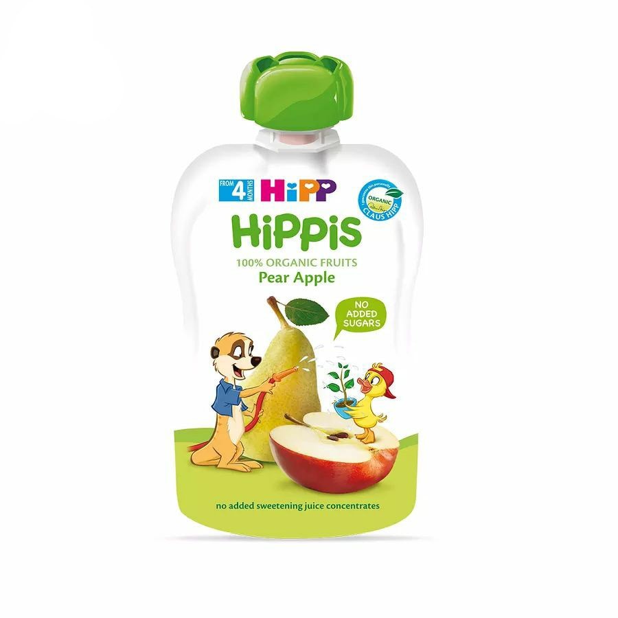 (mẫu mới)TRÁI CÂY NGHIỀN HỮU CƠ HIPPIS ORGANIC CHO BÉ TỪ 4 THÁNG