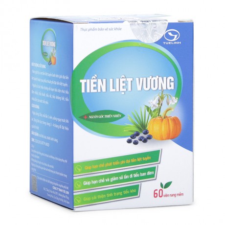 Tiền Liệt Vương dạng lọ 60 viênTuệ Linh (TRINH NỮ HOÀNG CUNGngăn ngừa u xơ trong bệnh phì đại tiền liệt tuyến lành tính)