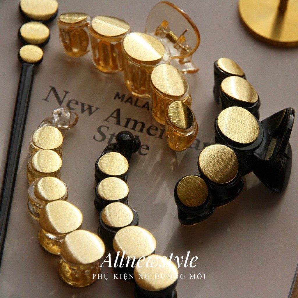 Kẹp dát vàng Allnewstyle size 10cm hàng cao cấp cứng cáp
