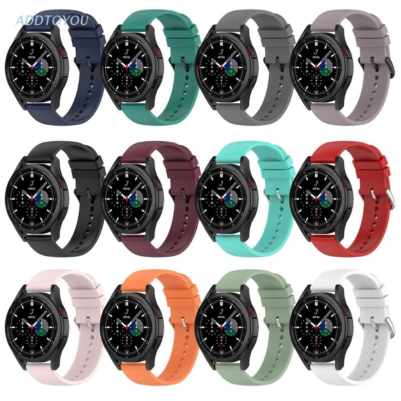 【3C】Dây silicone thay thế cho đồng hồ Galaxy 4 20mm 22mm