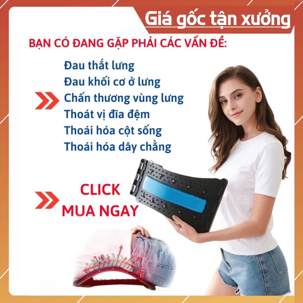 ✈️[Freeship] [BẢN ĐẶC BIỆT] Khung nắn chỉnh cột sống lưng diện chẩn từ, hỗ trợ định hình cột sống, giảm đau mỏi