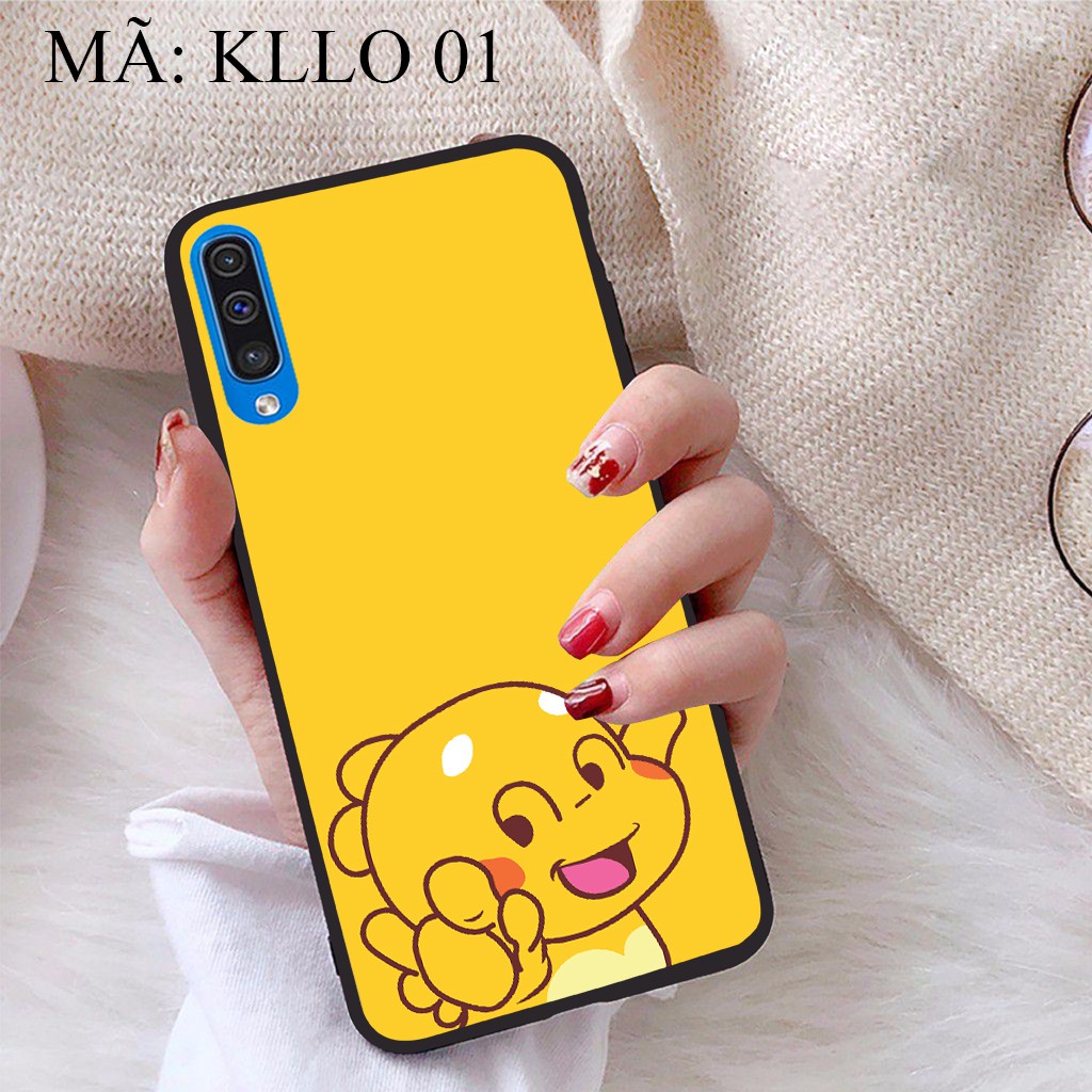 Ốp lưng Samsung A50 viền dẻo TPU BST Khủng Long Lai Ong