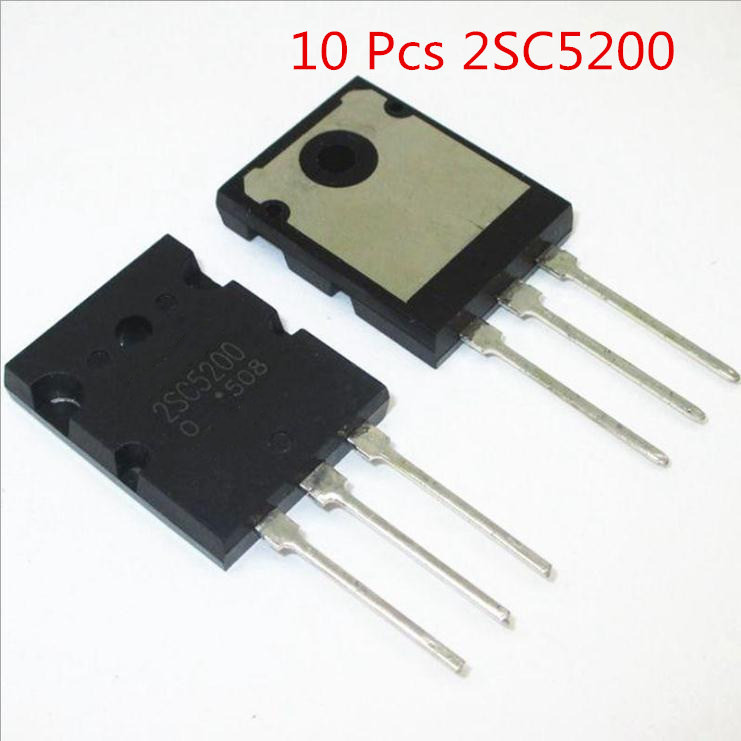 Bộ 10 linh kiện bán dẫn 2sa1943 To-3P 2sc5200 To-3Pl C5200 A1943 cao cấp
