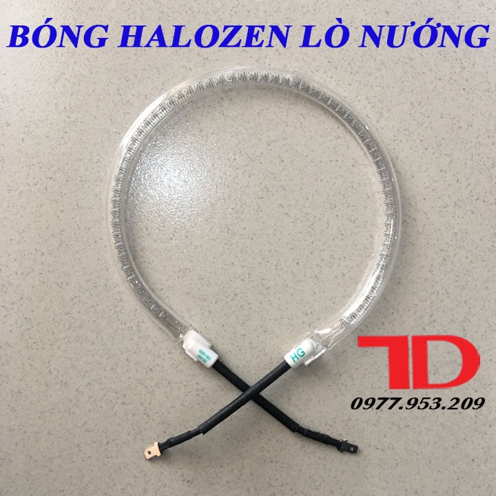 Bóng HALOGEN Lò Nướng, bóng đèn lò nướng halogen sợi cacbon đường kính 13cm và 15cm, 1200W-1400W Điện Lạnh Thuận Dung