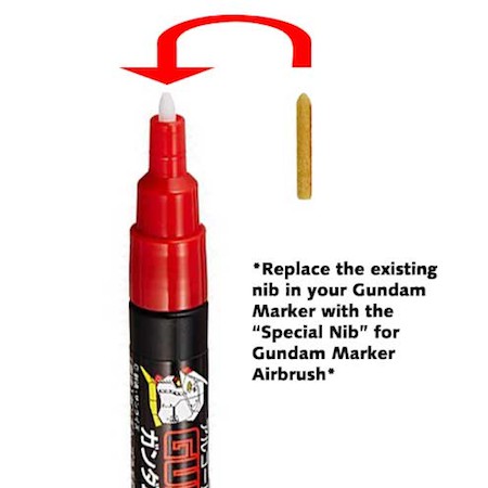 Dụng cụ mô hình Ngòi bút gundam marker GMA 01K