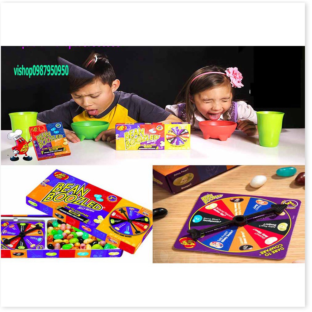 BÀN XOAY RỜI KẸO THỐI bean boozled harry potter
