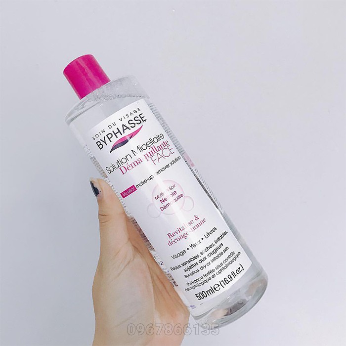 Nước Tẩy Trang Byphasse Solution Micellaire 500ml dành cho mọi loại da