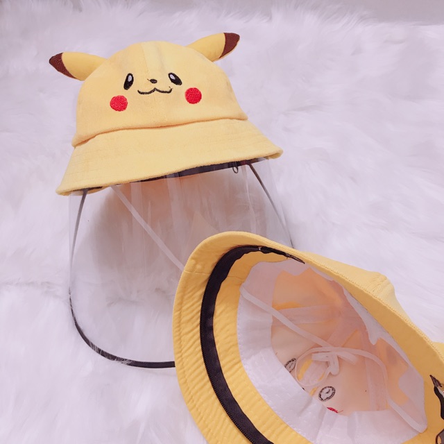 Nón PIKACHU Kèm Kính Bảo Hộ Cho Bé (Kính Rời)