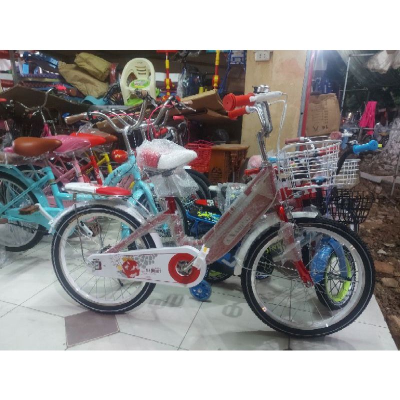 Xe đạp trẻ em mẫu 2 khung hàng đẹp nhiều thương hiệu size 16, 18, 20 inch