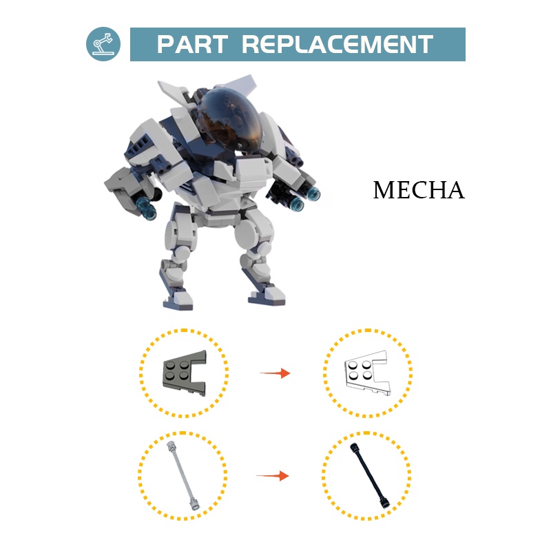 Bộ 252 Mô Hình Đồ Chơi Robot Chiến Đấu MOC-29333 Độc Đáo