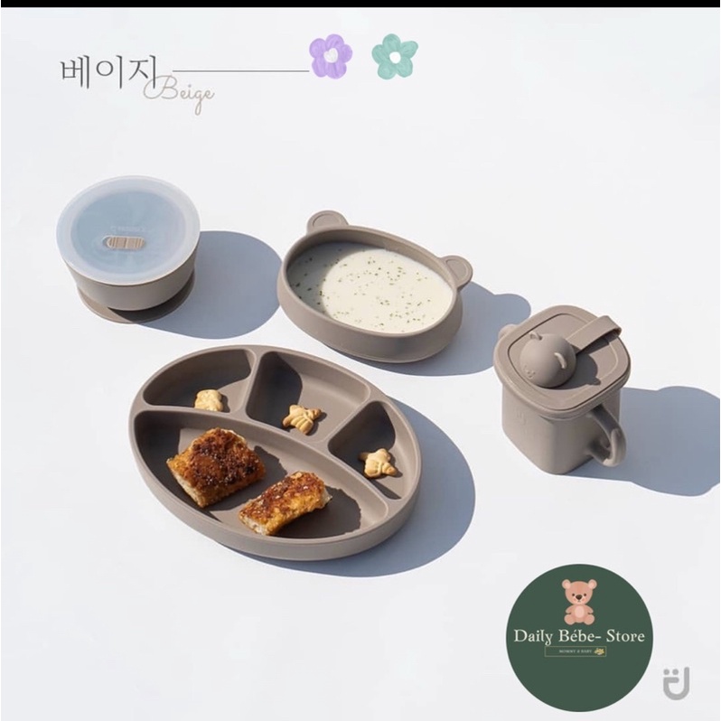 SET ĂN DẶM SILICONE 4 MÓN