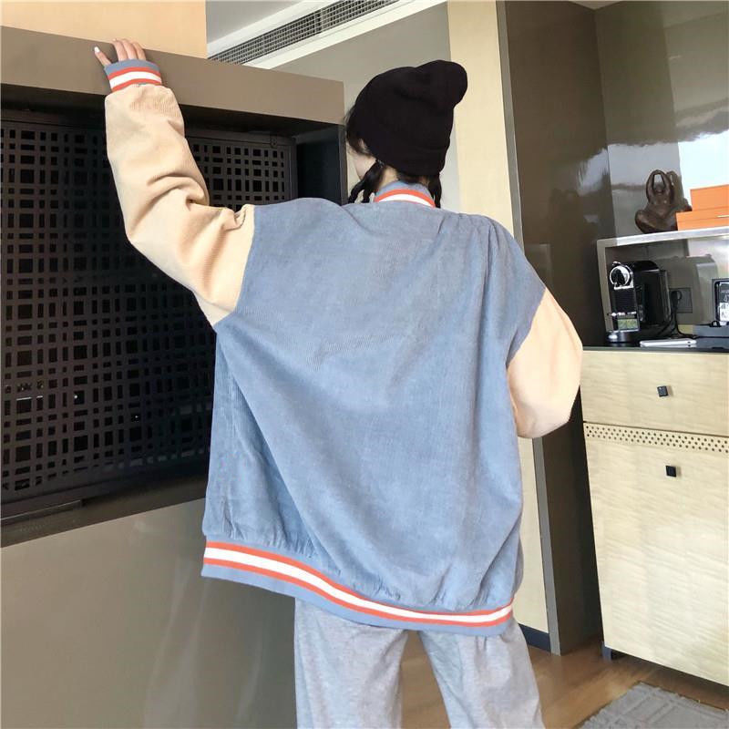 Áo Khoác Bóng Chày Thời Trang Cá Tính Cho Nữ