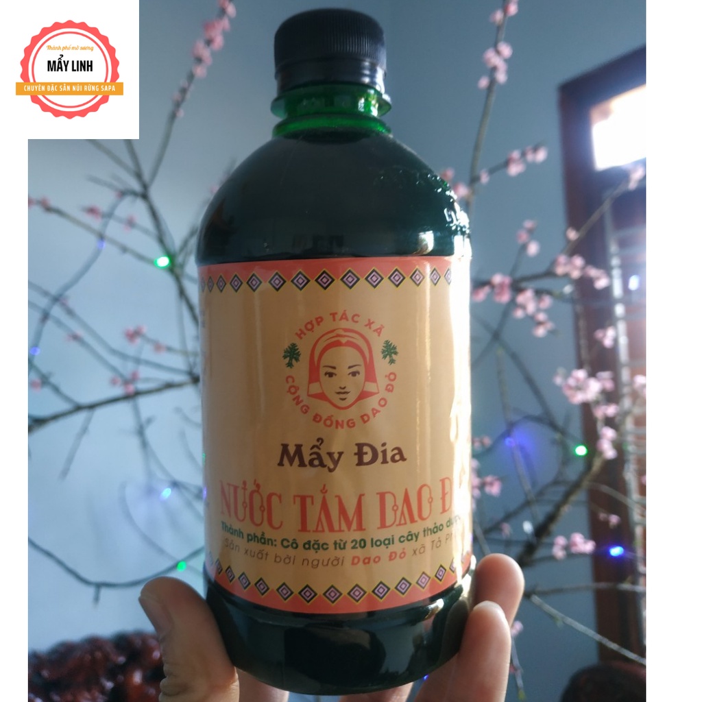 NƯỚC TẮM DAO ĐỎ . ĐẶC SẢN SAPA (dành cho người lớn cô đặc đóng chai 500ml) tốt cho sức khỏe
