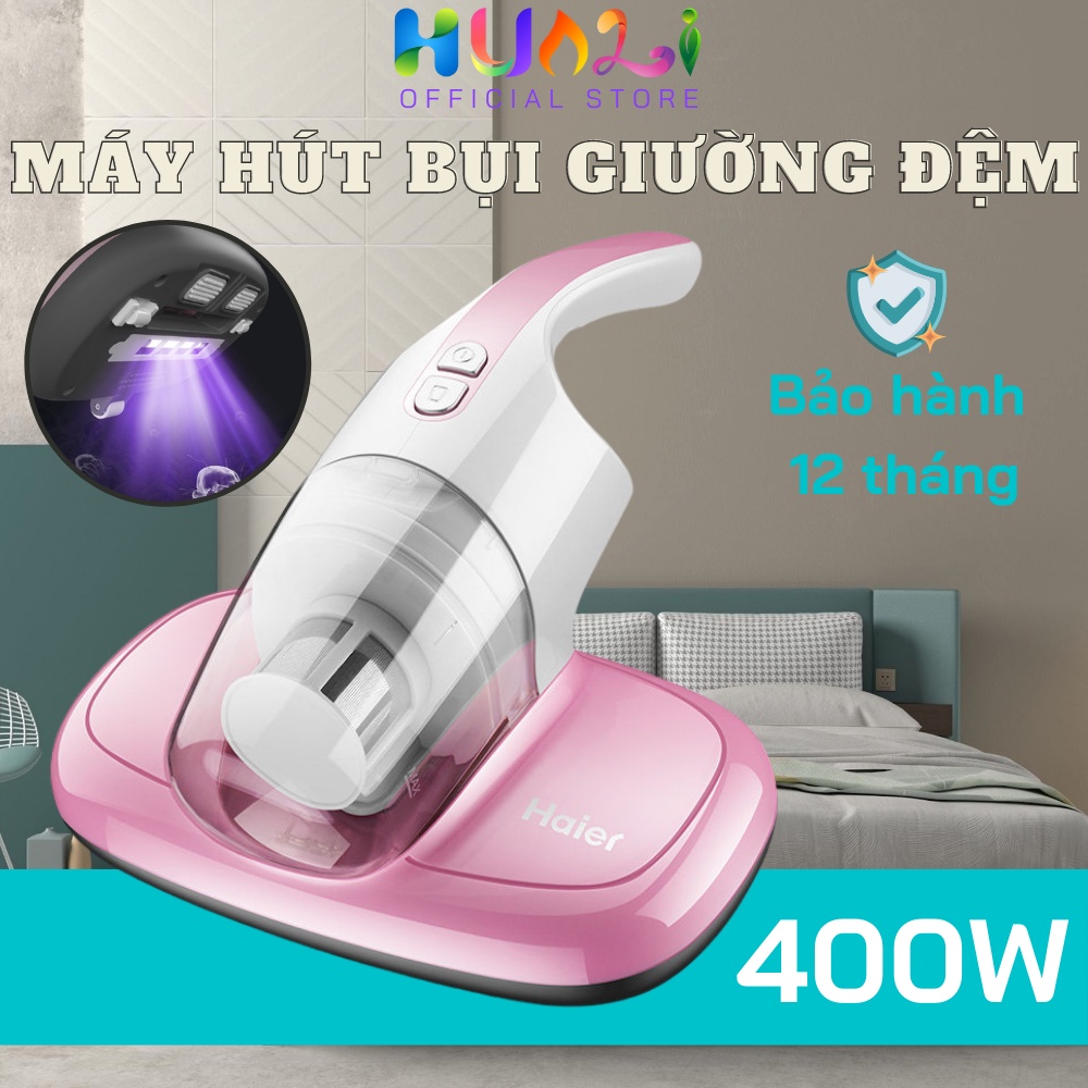 Máy hút bụi Haier hút bụi, vi khuẩn giường nệm SIÊU SẠCH 98% cầm tay diệt khuẩn bằng tia UV an toàn