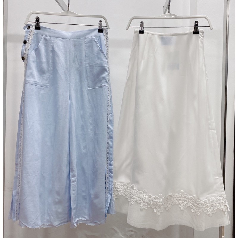 Quần ống rộng chất linen - Heidi flared pants - SODA POP