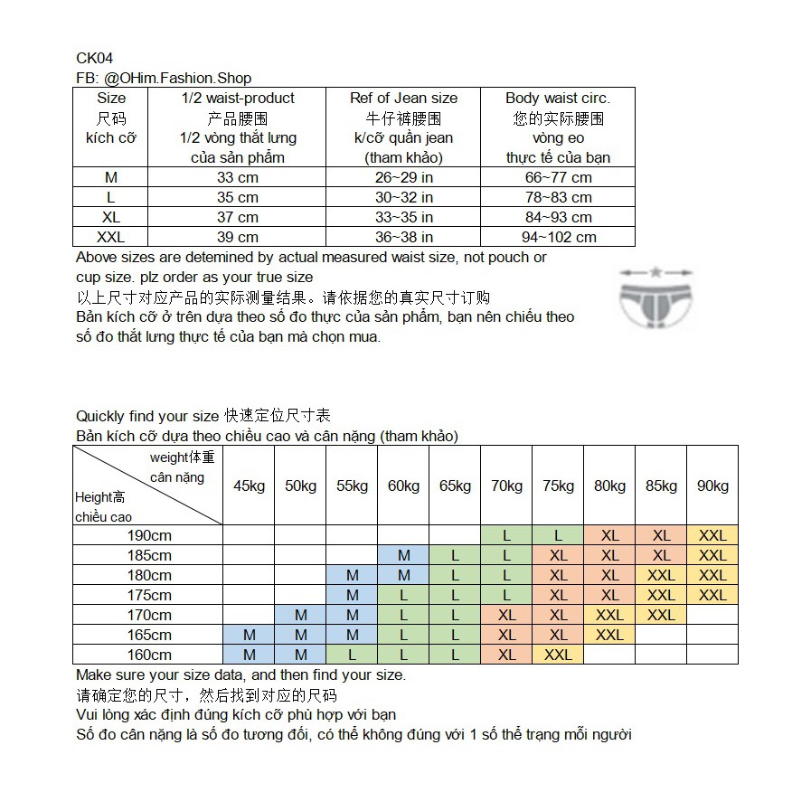 Quần lót nam - CK04 quần lót tam giác brief lưới