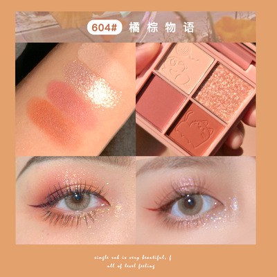 Bảng phấn mắt 4 màu HOLD LIVE xinh xắn Yue Mu Impression Eyeshadow Palette HL473