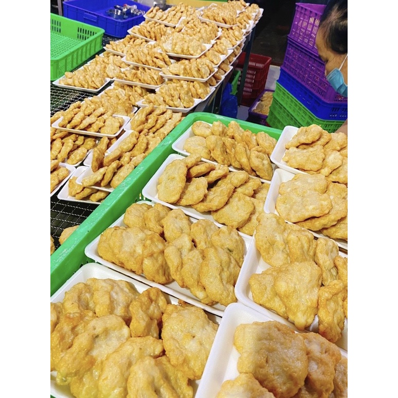 Chả mực giã tay khay 500gr (giao Tphcm)