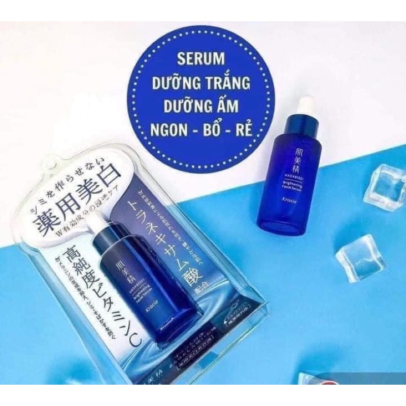 Serum tinh chất dưỡng trắng da mờ thâm nám kracie hadabisei brightening facial 30ml nhật bản | BigBuy360 - bigbuy360.vn
