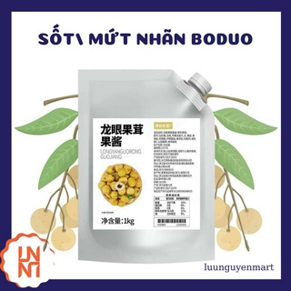 Sốt/ Mứt Nhãn Boduo Túi 1kg - Làm trà nhãn, trà sữa nhãn