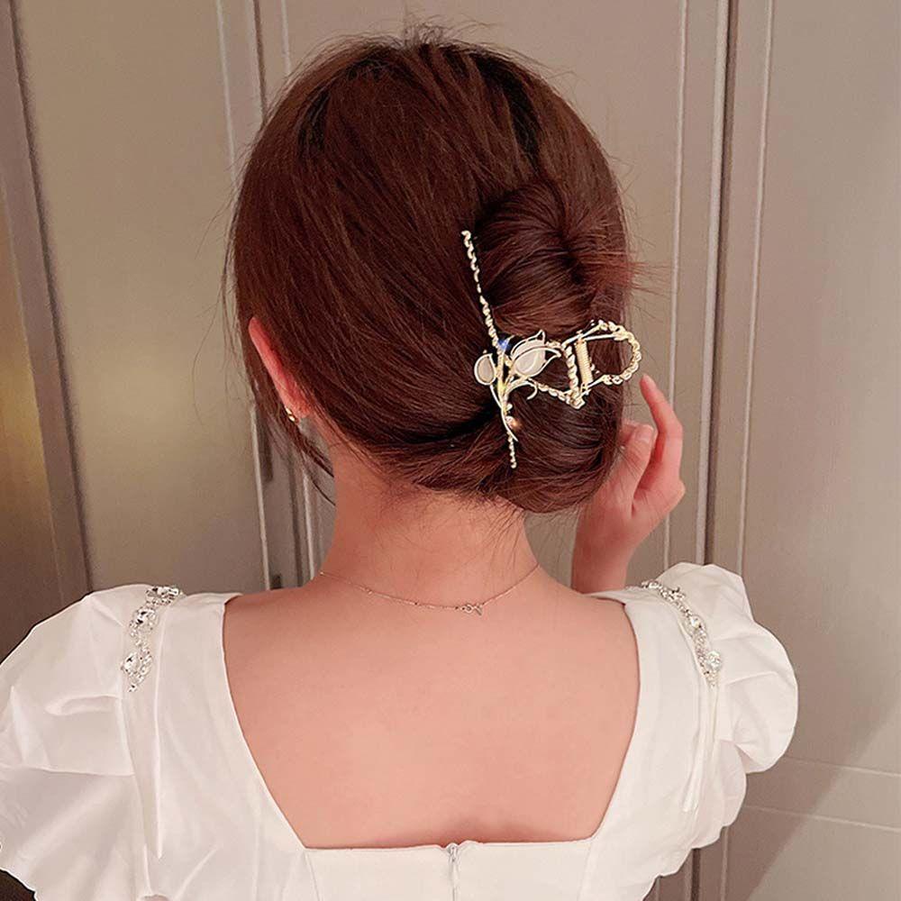 Kẹp Tóc Kim Loại Hình Cá Mập Đơn Giản WMES15H|Kẹp Tóc Thiết Kế Xinh Xắn Thời Trang Cho Nữ