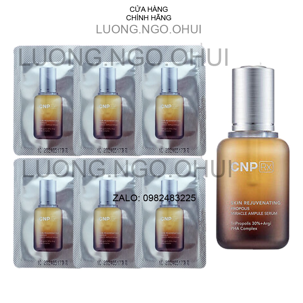 Gói sample tinh chất keo ong cnp rx trẻ hóa da toàn diện – Cnp rx Skin Rejuvenating Propolis Miracle Ampule Serum