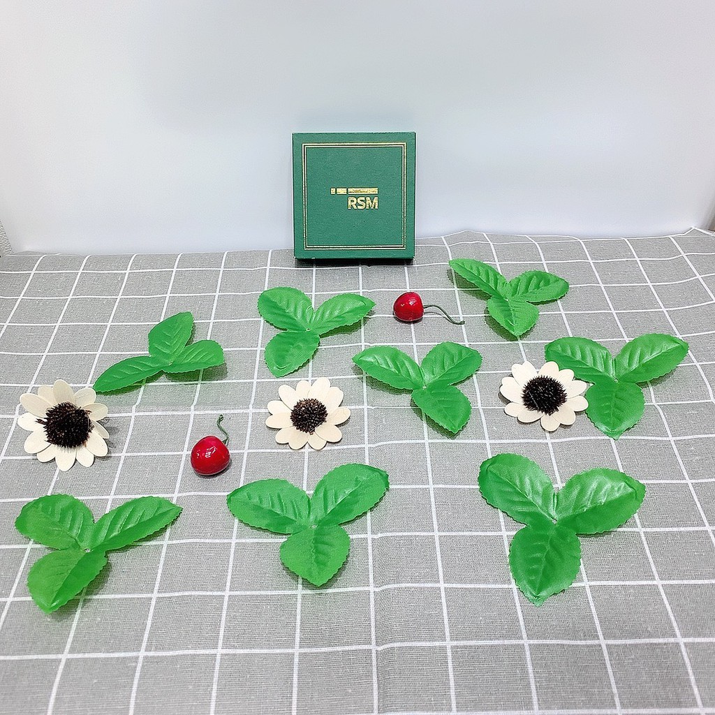 Combo 5 lá 3 cánh phụ kiện chụp ảnh siêu thực ulzzang hàn quốc insta đường kính 8cm 2R02