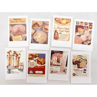 Mua Set 30 hình in polaroid Vintage Bánh Ngọt - Set 30 ảnh in polaroid Retro Bakery Bánh Kem (Cheez-it)