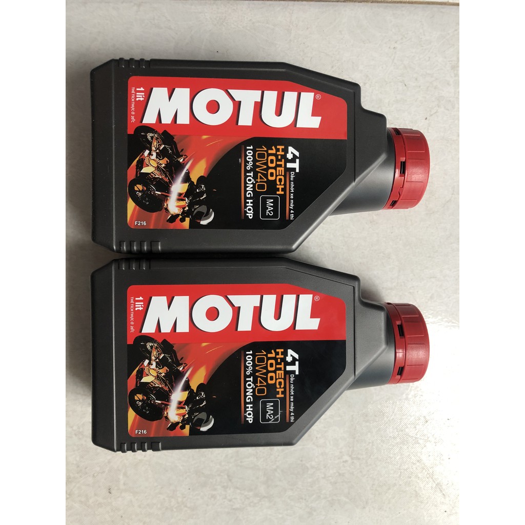 combo 2 chai motul htech 1 lít