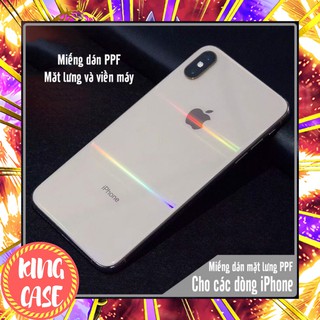 SKIN Dán Trong Suốt Full Lưng - Viền - Camera Iphone 6/7/8/X