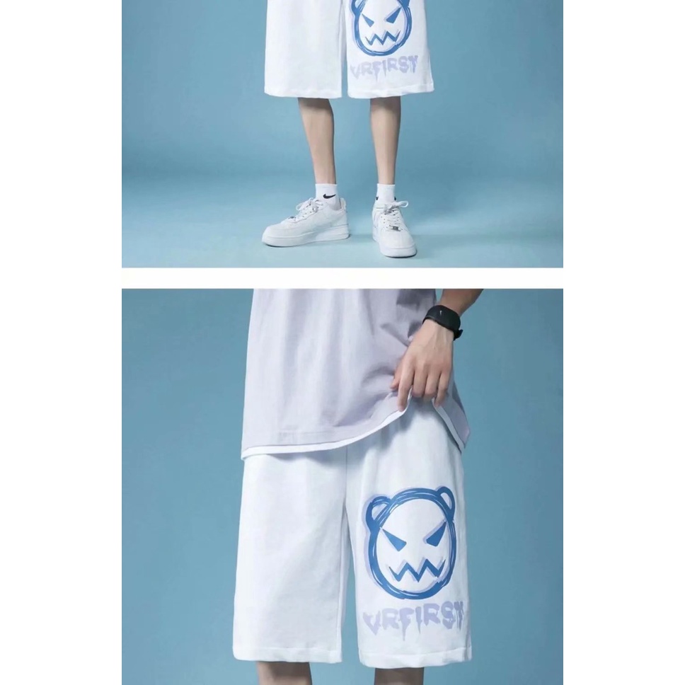 Quần Short Ống Rộng Thời Trang Mùa Hè Dành Cho Nam Size M-8XL