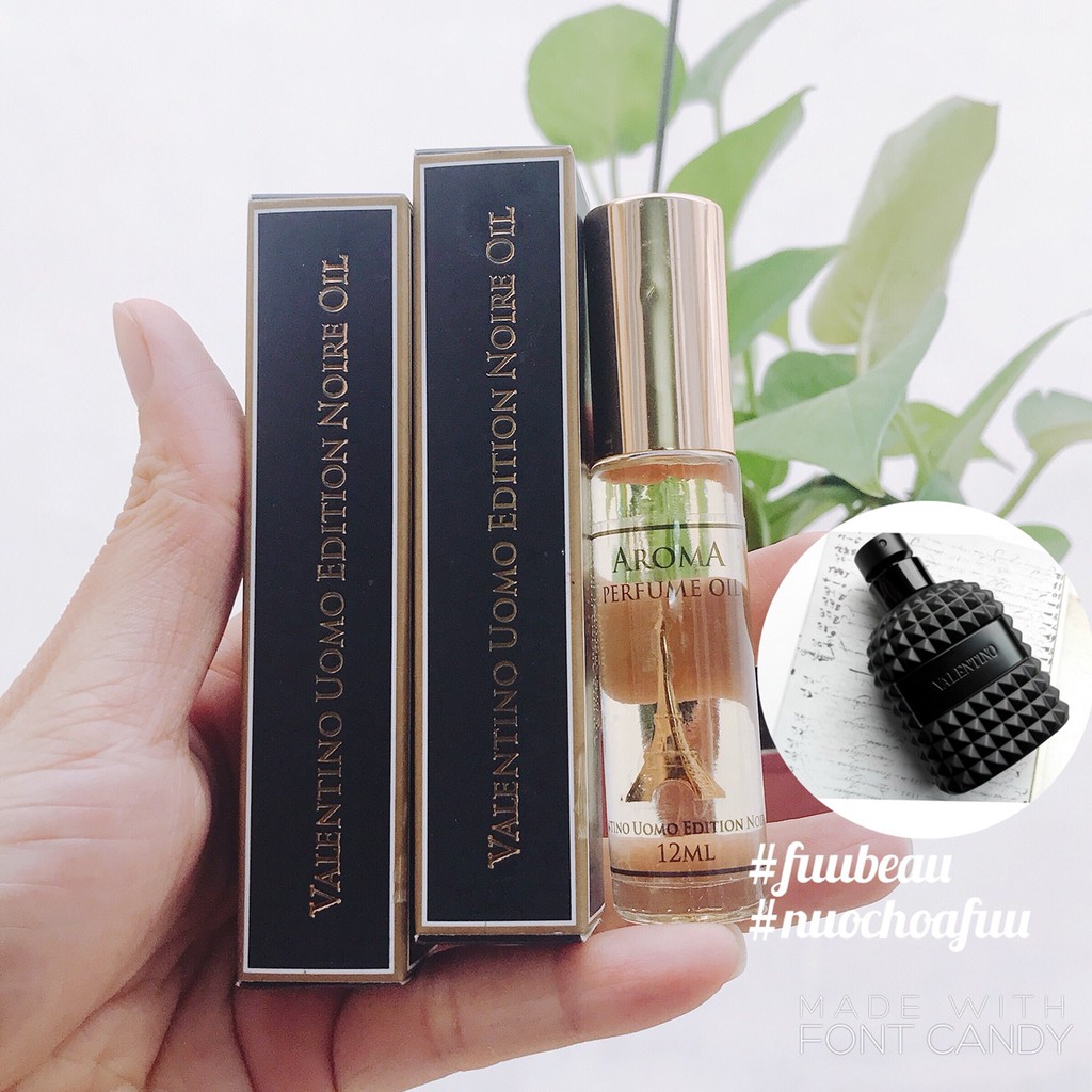 VALENTINO UOMO EDITION NOIRE - Tinh dầu nước hoa Pháp AROMA