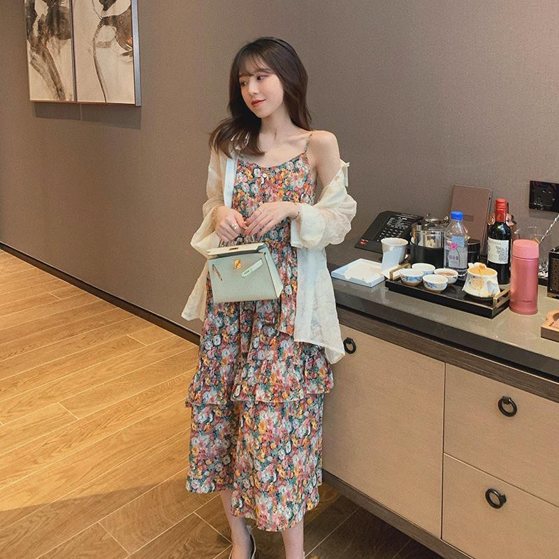 Đầm Dây Vải Hoa Xinh Xắn Cho Nữ | BigBuy360 - bigbuy360.vn